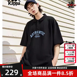 新款 Kappa卡帕男装 女装 夏季 休闲学院风T恤K0EX2PD30D 运动半袖