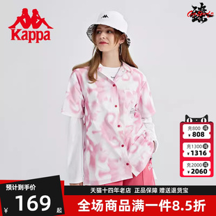 运动透气衬衫 kappa卡帕女短袖 2024夏季 新款 K0C42SD01D 休闲T恤半袖