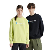 Kappa卡帕男圆领卫衣新款 运动透气女上衣 针织休闲套头衫