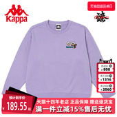 运动休闲上衣针织圆领卫衣 时尚 Kappa卡帕女士套头衫 秋冬新款