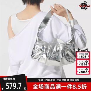 Adidas阿迪达斯三叶草女包2025冬季 ORI HOBO BAG单肩包KC2771 新款