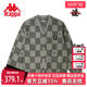 棋盘格休闲外套K0CY2LD70 新款 Kappa卡帕男女编织开衫 毛衣秋季