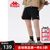 K0D42DY01 针织休闲阔腿五分裤 Kappa卡帕复古运动短裤 女夏新款