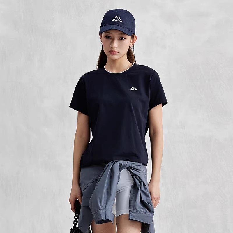 Kappa卡帕女装夏季新款简约休闲复古运动短袖T恤K0E42TD02,运动服/休闲服装,运动T恤,淘宝优惠券,粉丝福利购,淘宝优惠卷