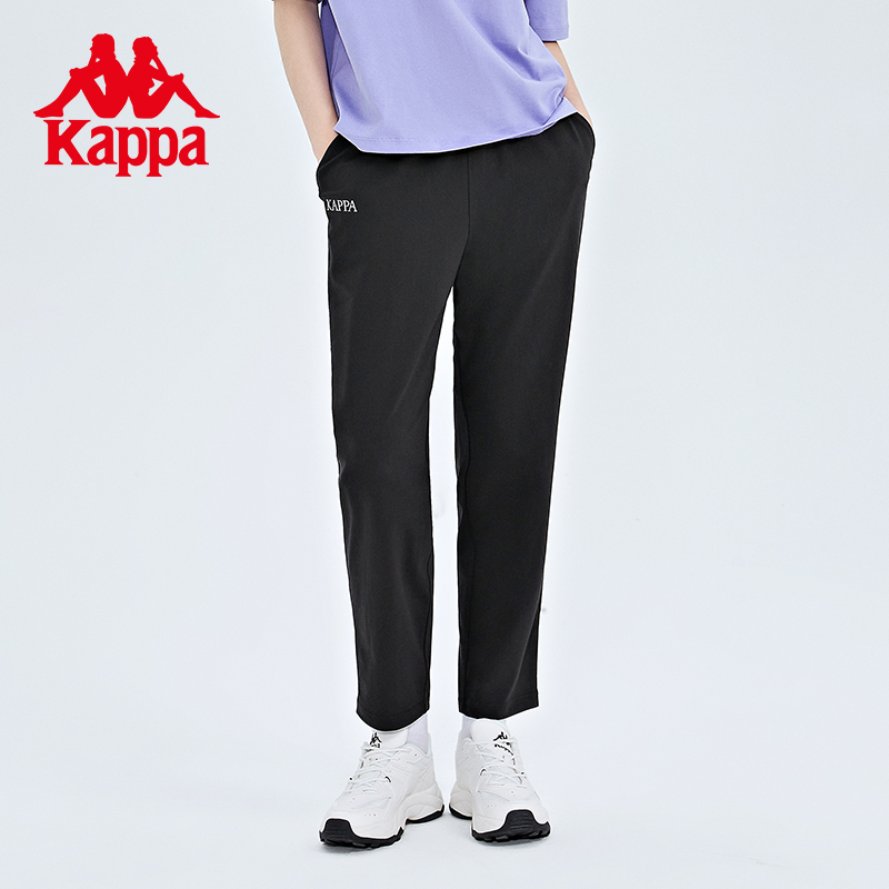 卡帕女运动休闲梭织长裤九分裤