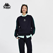 Kappa卡帕女装 K0D82WT20 运动休闲复古百搭圆领套头衫 冬季 新款