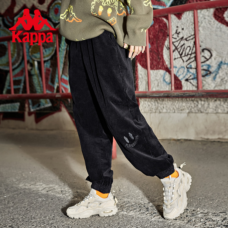 卡帕女梭织运动休闲嘻哈小脚卫裤