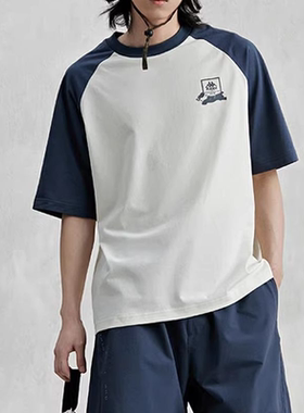 Kappa卡帕男装女装夏季新款短袖运动休闲圆领T恤K0EX2TD91D