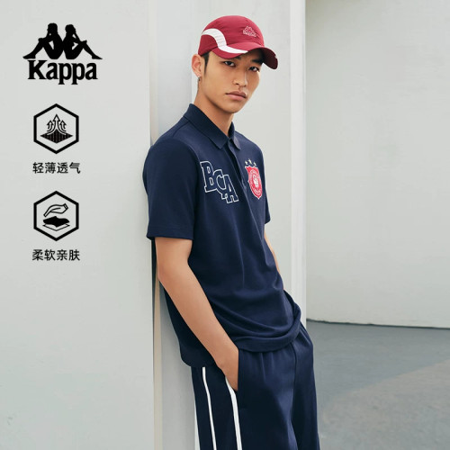 Kappa卡帕男装夏季新款上衣短袖潮流休闲运动POLO衫K0F32PD03
