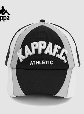 Kappa卡帕男帽女帽冬季新款复古运动遮阳鸭舌帽K0EZ8MB09