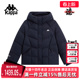 简约加厚保暖鹅绒连帽羽绒服K0F82YY51 新款 Kappa卡帕女装 2025冬季