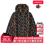 新情侣字母印花休闲卫衣KAB0KT13 春季 卡帕Kappa Azzurro套头衫