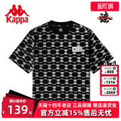 情侣男女运动T恤休闲上衣 新款 K0CX2TD19D 2024夏季 Kappa卡帕短袖