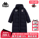 Kappa卡帕男装 百搭连帽保暖羽绒服K0F72YY42 鹅绒长款 2025冬季 新款