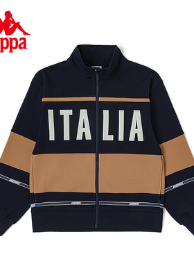 Kappa卡帕男女针织开衫秋新款运动卫衣休闲外套K0DZ2WK72D