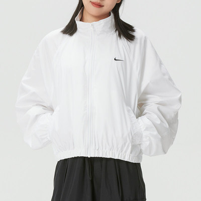 Nike耐克女装2026夏季新款NSW CLSSC UV TRACK JKT梭织外套IO1474