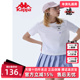 新款 Kappa卡帕短袖 女2024夏季 字母印花运动休闲圆领T恤K0D42TD47