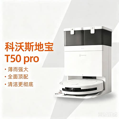 科沃斯T50pro扫拖吸机器人热水