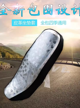 摩托车DH150-27防水防晒坐垫套天剑YBR150Z/DKS150座套皮革座垫套