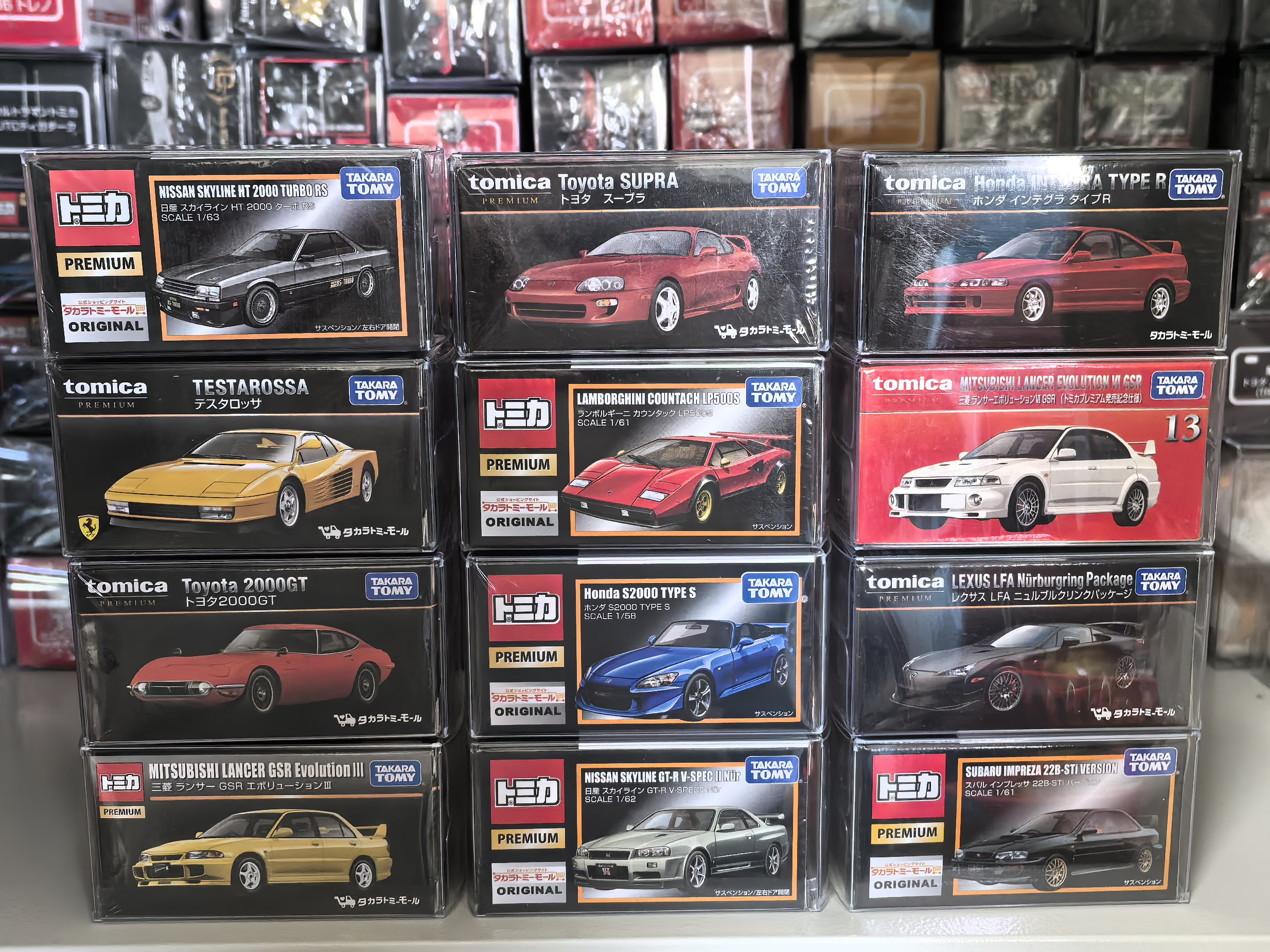 TOMY 多美卡 TOMICA PREMIUM TP 合金车 初回 红盒黑盒 网限 日版