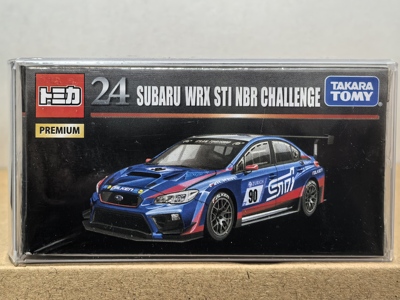 TOMY多美卡TOMICA PREMIUM 24号斯巴鲁WRX STI NBR挑战赛车