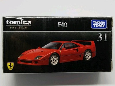 TOMY多美卡Premium 黑盒旗舰31F40法拉利 合金小汽车模型男孩玩具