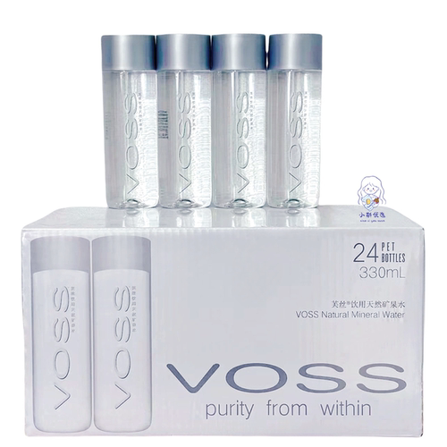 VOSS芙丝饮用天然矿泉水330ml/塑料瓶装会议接待高端高颜值饮用水