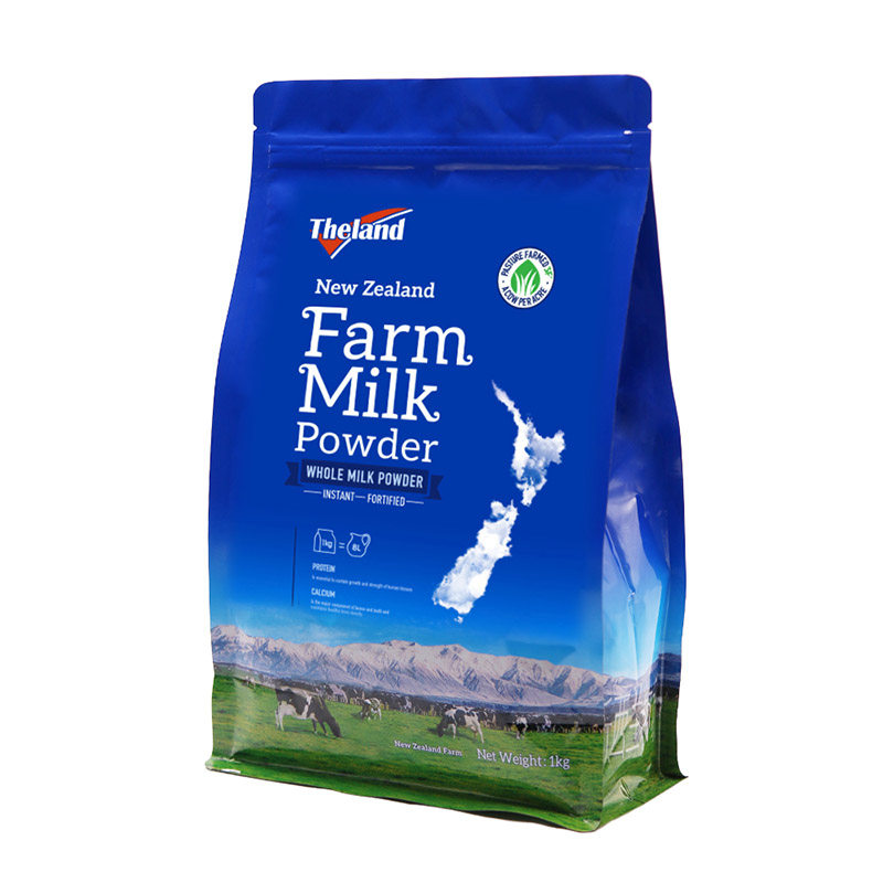 新西兰原装进口纽仕兰牧场高蛋白质高钙1kg千克装成人/学生奶粉