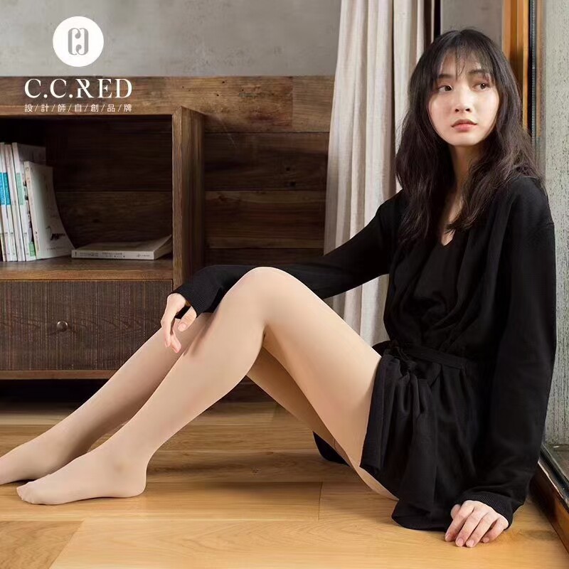 2025原装CC专柜正品中厚逼真光腿神器连裤袜女神经典款透肤丝袜子