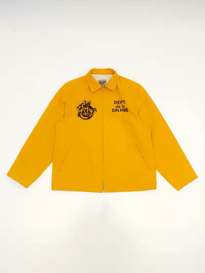 Jungkook's Same Style Gallery Dept Montecito G-Ball Yellow High Street Coach Jacket
