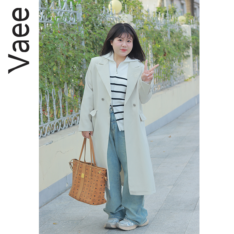 慵懒风宽松显瘦百搭风衣女