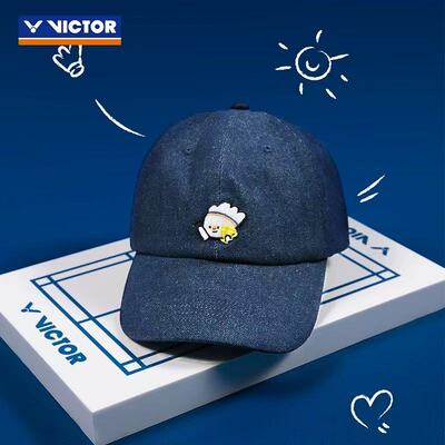 威克多VICTOR胜利羽毛球运动帽Wingo&Corko吉祥物系列VC2603WAC