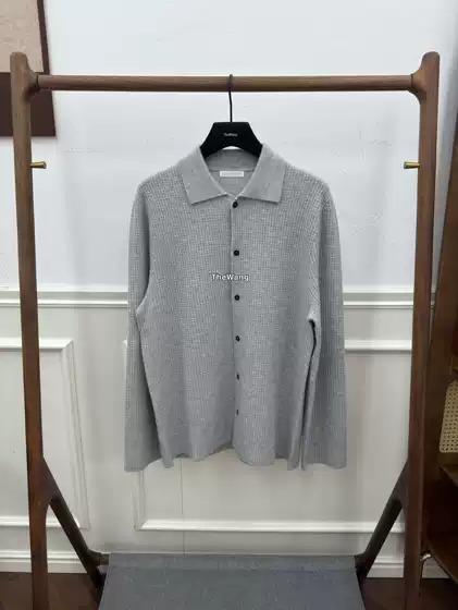 Row Style Barkley Jacket New Australian Cashmere Blend Old Money Style Unisex Knitted Cardigan Jacket