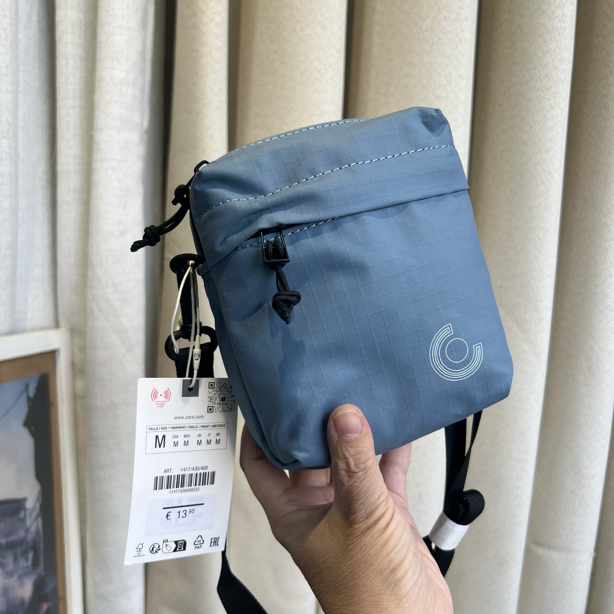 出口西班牙纯原单外贸单牛津布轻便单肩小包休闲防水手机包斜挎包