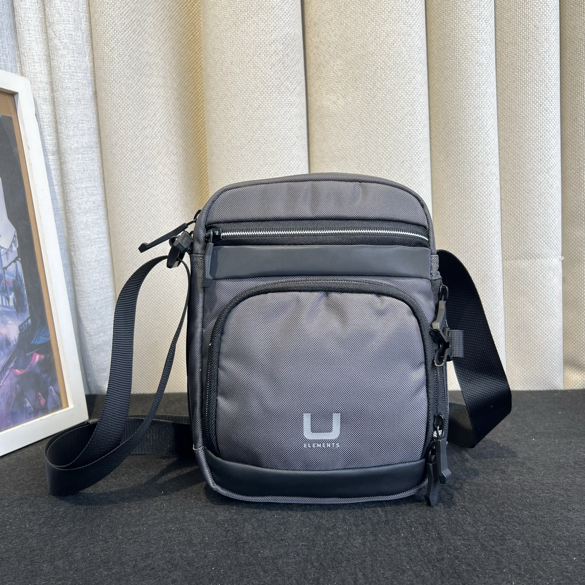 出口欧美外贸纯原单男包休闲通勤水壶随身包尼龙布男士单肩斜挎包