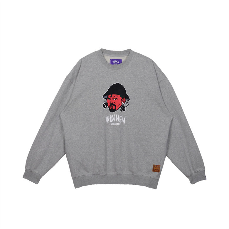 無南WUVNEN ORIGINALS 13世纪人物头像卫衣宽松百搭休闲