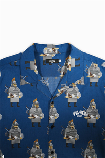 無南WUVNEN STREET 8BIT勇士款衬衫