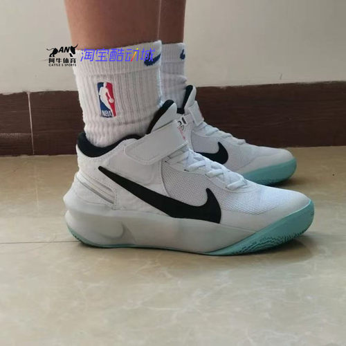 NIKE耐克TeamHustle青少年儿童实战减震休闲运动篮球鞋DD7302-102