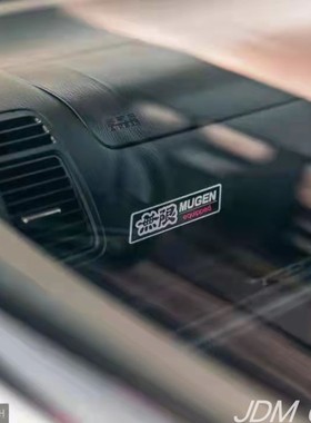 JDM无限MUGEN equipped适用于飞度奥德赛雅阁时韵改装车身标牌