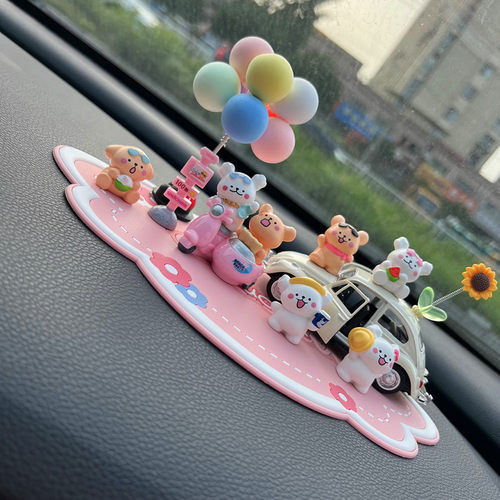 可爱线条小狗汽车摆件