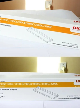 原装 OKI 1190CS 1190C 740Cii 1800C 3200C打印机色带架/色带芯
