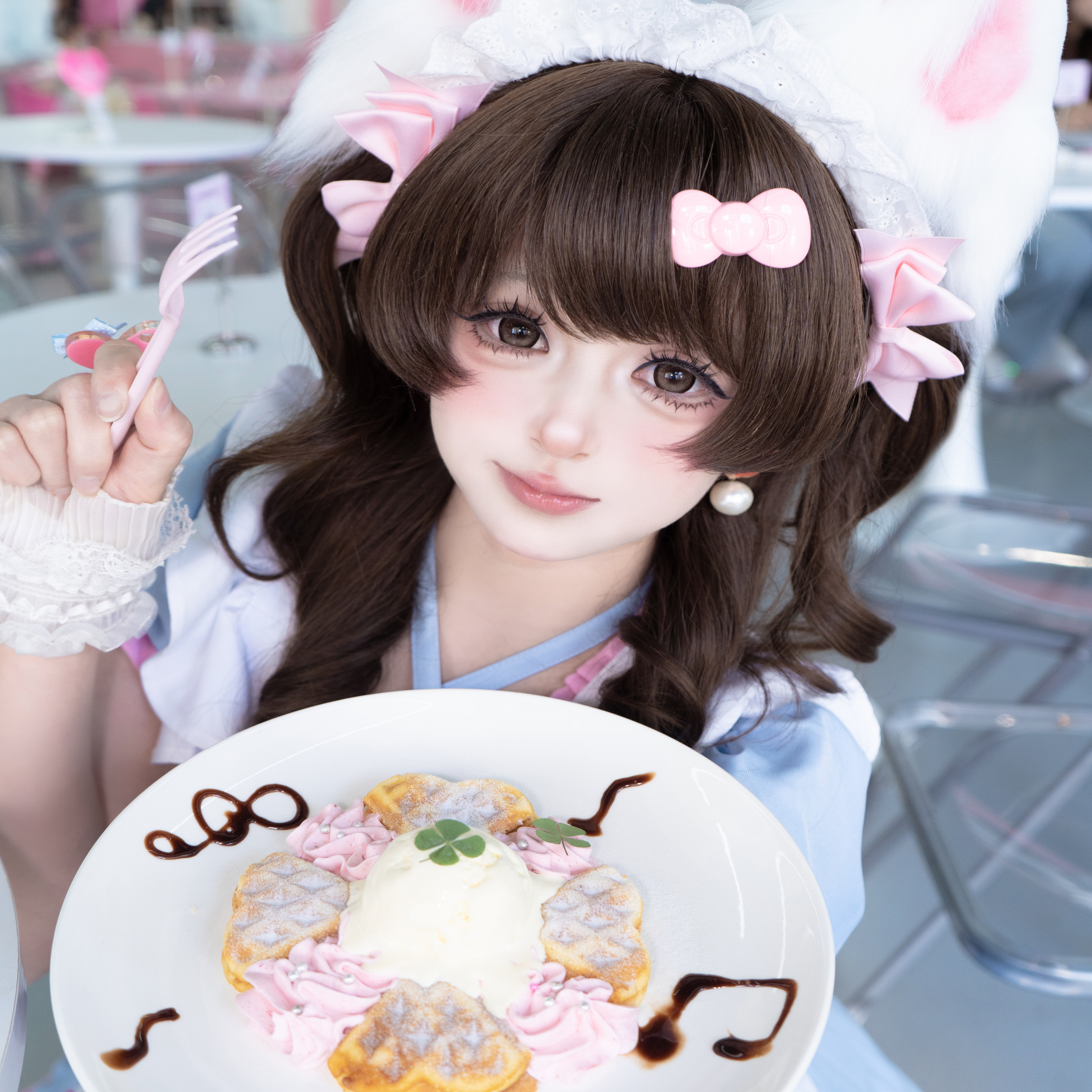 【三团】仿生兽耳（可动兽耳3.lolita洛丽塔配