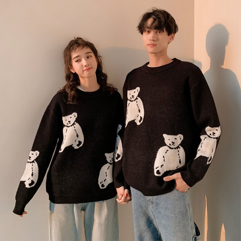 South Korea autumn fried Street lovers new style college style loose and thin