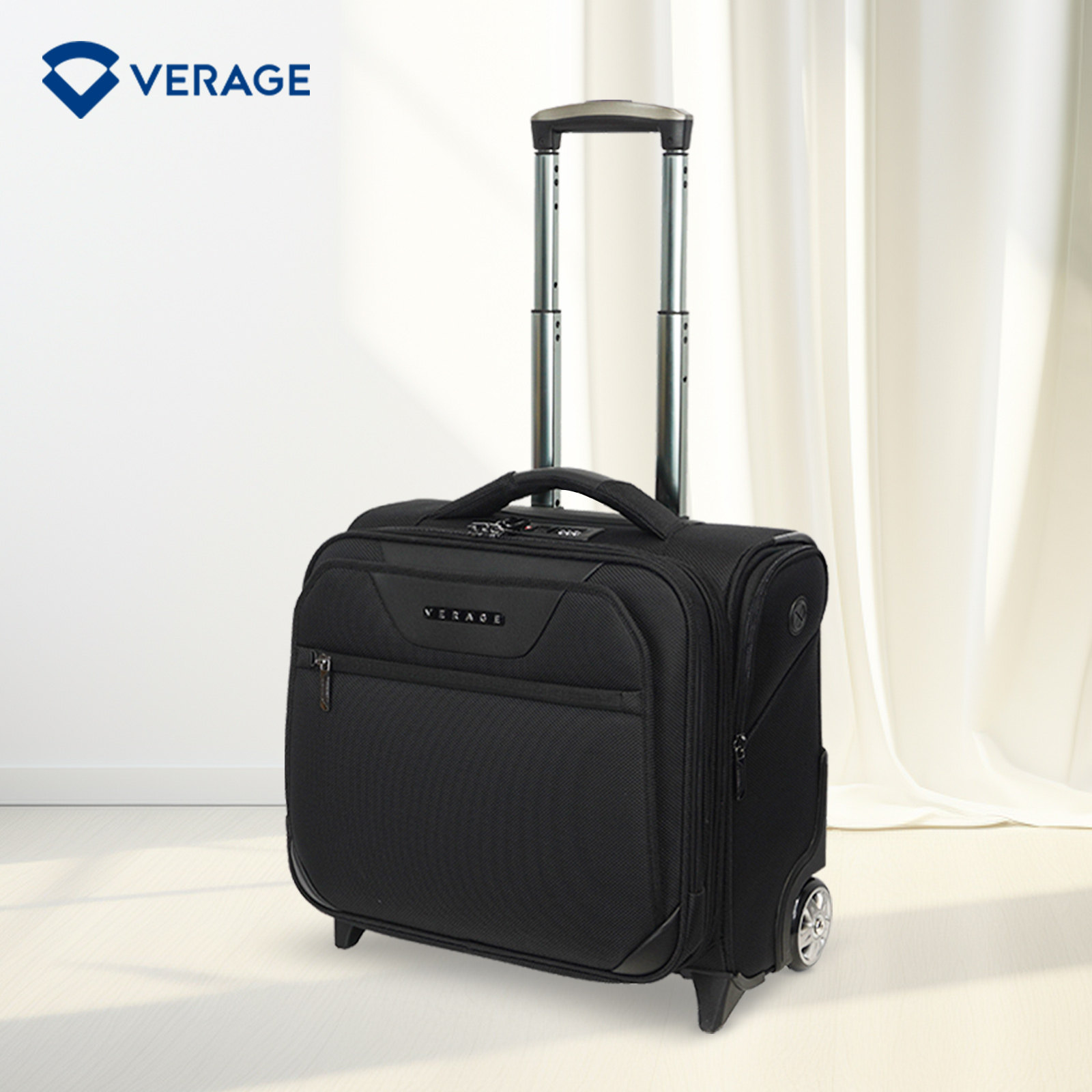 verage维丽杰行李箱拉杆箱登机箱18寸商务牛津布箱空姐机长旅行箱