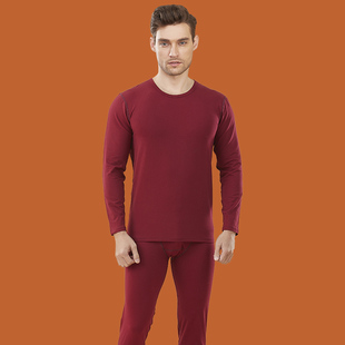 套装 三嘉内衣男秋衣秋裤 衬衣衬线衣线裤 修身 20038 棉莱卡2023新款