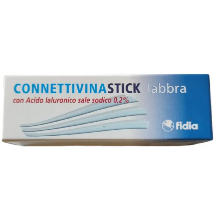 好用意大利connettivina玻尿酸透明质酸润唇膏保湿无香fidia