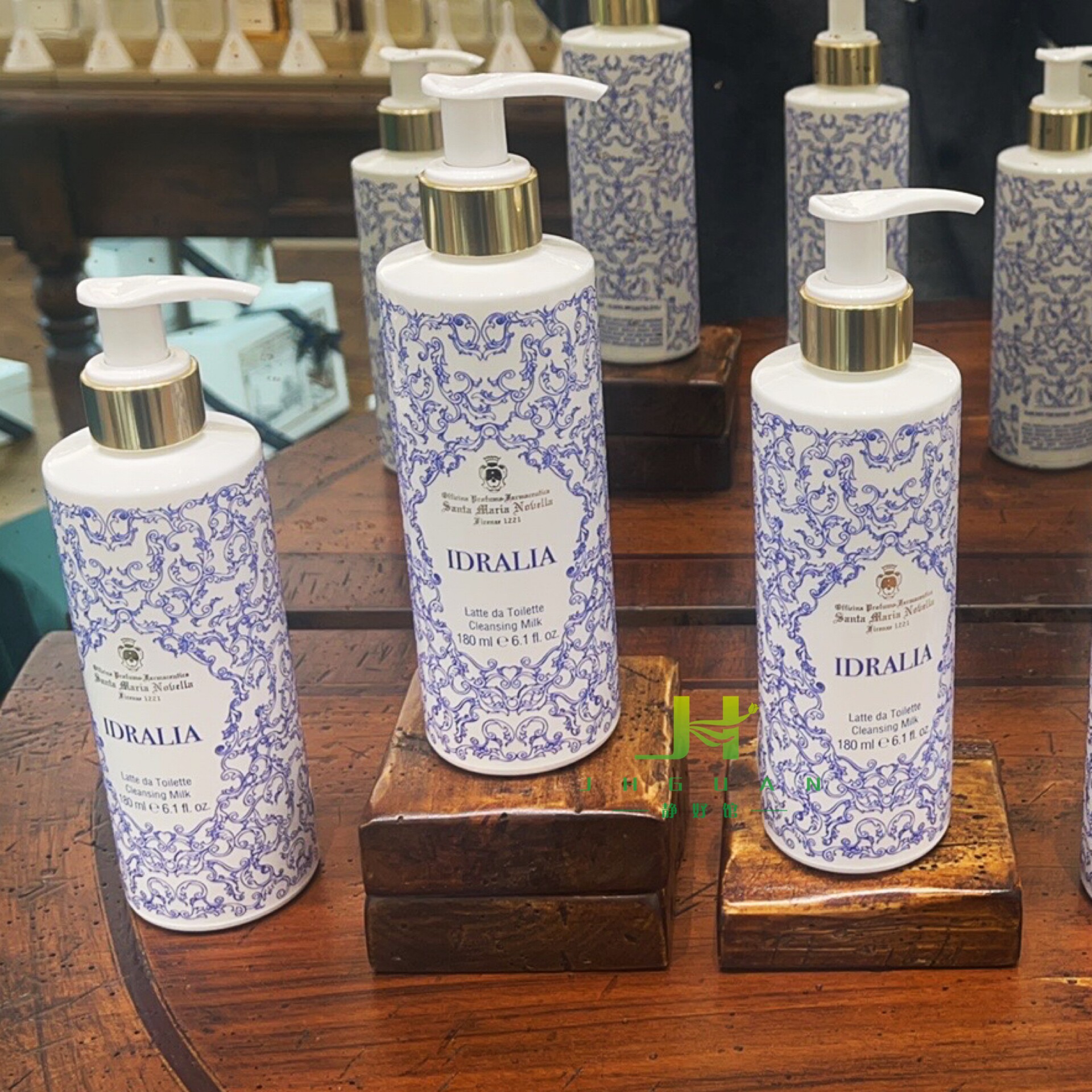 现货意大利santa maria novella 高保湿牛奶洁面乳180ml卸妆