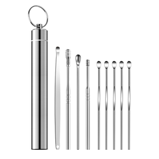 掏耳神器不锈钢耳勺采耳挖耳屎专业工具套装儿童用成人扣耳扒耳朵