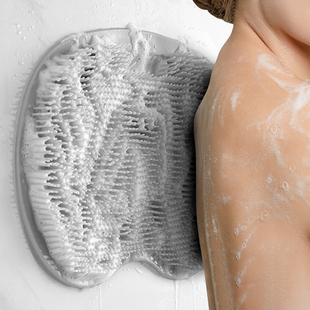 搓澡硅胶垫吸盘按摩刷后背懒人洗澡搓背神器不求人贴墙刷脚垫防滑