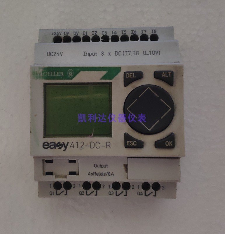 MOELLER easy412-DC-R 金钟默勒 PLC 可编程控制器 拆机包好